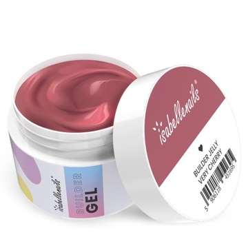 ŻEL BUDUJĄCY DO PRZEDŁUŻANIA PAZNOKCI JELLY - VERY CHERRY 50G isabellenails