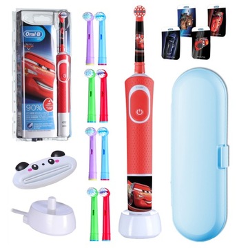 Электрическая зубная щетка Oral-B Spiderman для детей + головки