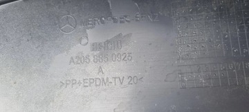 MERCEDES C TŘÍDA W205 AMG 2014- NÁRAZNÍK PŘEDNÍ ORIGINÁLNÍ G132