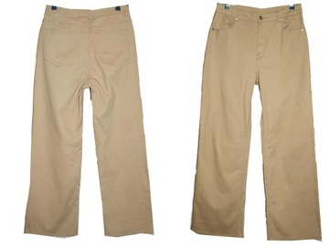 Divided H&M beż safari jeasny famskie szerokie szwedy casual 42