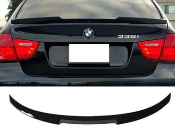 LOTKA SPOJLER DO BMW E90 2005-2011 M4 LOOK CZARNY POŁYSK spoiler klapy