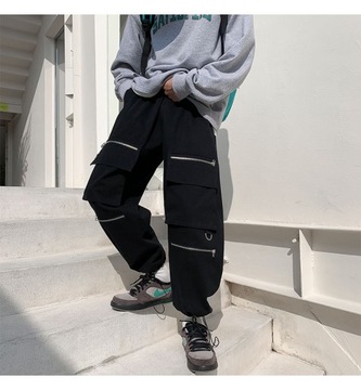 Cargo Pants Men Jogging Casual Pants Cotton Full L