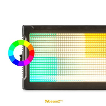 Профессиональный большой светодиодный стробоскоп DMX с RGB-подсветкой