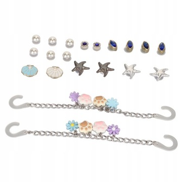 20 шт. зажимы для обуви «сделай сам», декоративные съемные