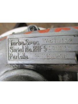 CHRYSLER VOYAGER 2.5 D TURBÍNA TURBO VA670102