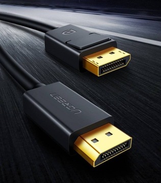 Кабель Ugreen DisplayPort 1.2 4K, 2 м, черный