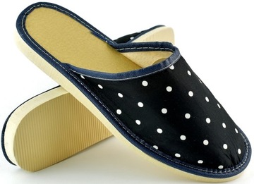 KAPCIE PANTOFLE KLAPKI DOMOWE DAMSKIE CIAPY r. 39 - 24,5 cm