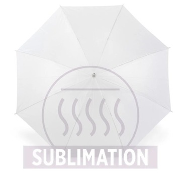 Parasol automatyczny, poliester 170T, biały