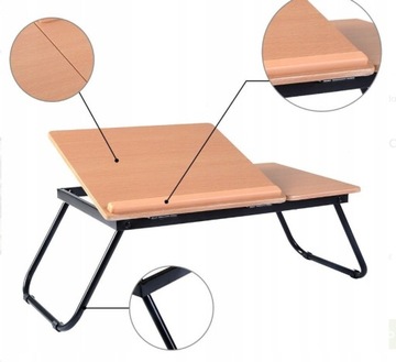 СТОЛИК ДЛЯ КРОВАТИ ДЛЯ НОУТБУКА, ПОДКОЛЕННАЯ ПОДСТАВКА ДЛЯ КРОВАТИ, СКЛАДНАЯ