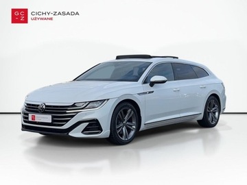 Volkswagen Arteon Fastback Facelifting 2.0 TSI 190KM 2022 Volkswagen Arteon 2.0TSI 190KM R-Line DSG SerwisASO Kessy Acc Led Navi Hak