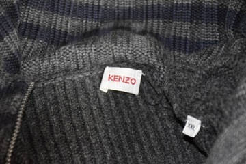 KENZO sweter męski XXL wełniany vintage