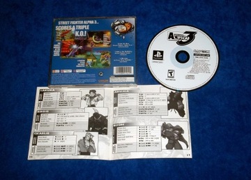 STREET FIGHTER ALPHA 3 PSX PS1 от CAPCOM NTSC USA ОПИСАНИЕ КУЛЬТОВОГО 2D ФАЙТИНГА!
