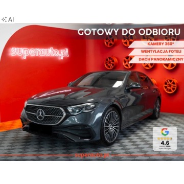 Mercedes Klasa E W214 Sedan 2.0 200 204KM 2026 200 4M Pakiet wyposażenia AMG Premium + Pakiet Night + Kamera 360