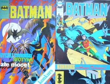 BATMAN RYCERZ CIEMNOŚC SPOTYK ZŁE. BATMAN ROBIN