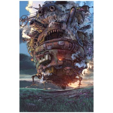 Plakat Ruchomy Zamek Hauru Anime Studio Ghibli