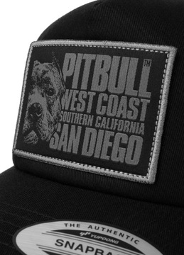 Čiapka Pit Bull Snapback Camo Trucher Blood Dog Black