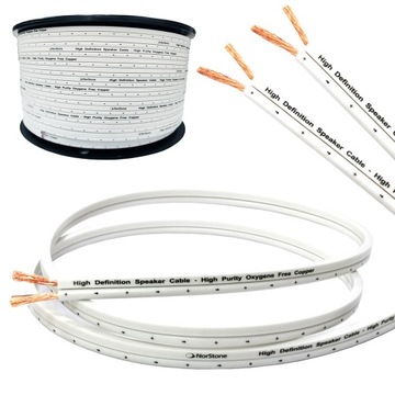 Norstone Cable W150 OFC PRZEWÓD KABEL GŁOŚNIKOWY 2x 1,5mm White