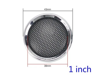 Ghxamp 1 cal 2 cal osłona głośnika Mesh 36MM 50MM Mini okrągły głośnik