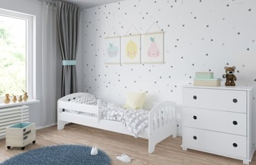 Łóżko dziecięce CLASSIC 160x80 kolorowe +materac
