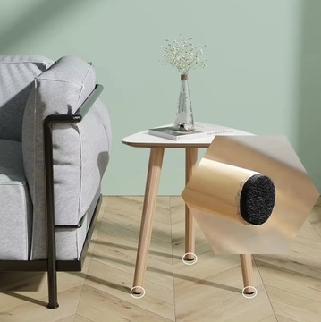 93 ФЕРТОВЫЕ ПОДКЛАДКИ ДЛЯ СТУЛЬЕВ, ТОЛСТЫЕ КРУГЛЫЕ МЕБЕЛЬНЫЕ, САМОКЛЕЯЩИЕСЯ, ЧЕРНЫЕ