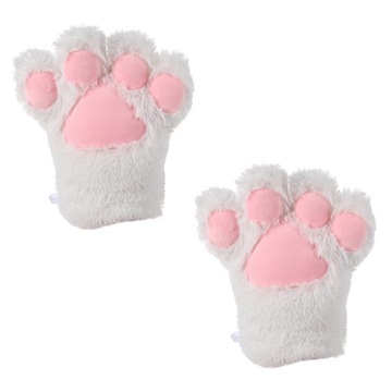 RĘKAWICE Z KOCIEM PAPIEREM AKCESORIA DO COSPLAY KITTEN CIEPŁE