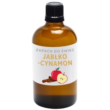 Zapach do świec sojowych wosku olejek zapachowy 100ml JABŁKO-CYNAMON