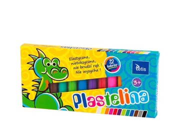 Plastelina Tetis KP001-D 12 szt.