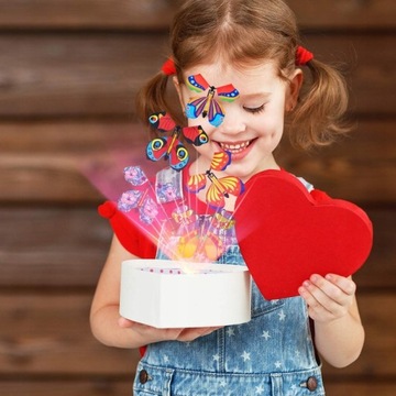 12 шт. летающие заводные волшебные бабочки, забавный сюрприз для ребенка