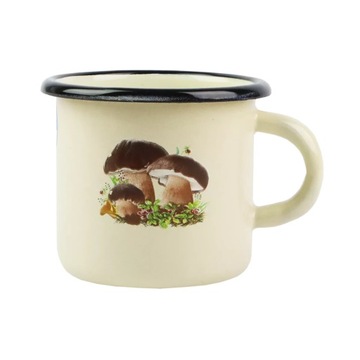 Kubek emaliowany GRZYBKI 400 ml