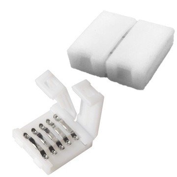 ZŁĄCZKA DO TAŚM LED RGBW 12mm 5 PIN TAŚMA-TAŚMA