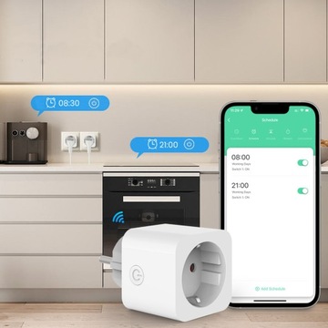 Умный программатор времени WIFI, ваттметр TUYA
