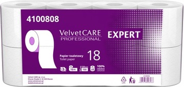 ТУАЛЕТНАЯ БУМАГА VELVET CARE, 3-слойная, 8 рулонов