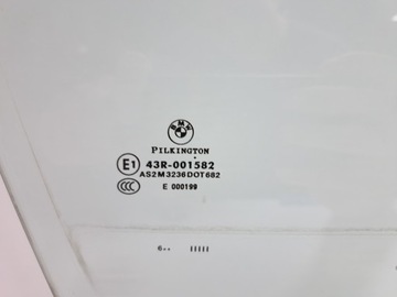BMW 1 E87 SKLO (OKNO) DVEŘE PŘEDNÍ PRAVÁ 2006
