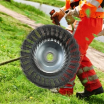 SZCZOTKA DO CHWASTÓW DO PODKASZARKI UNIWERSALNE DOPASOWANIE WRAZ Z ADAPTER