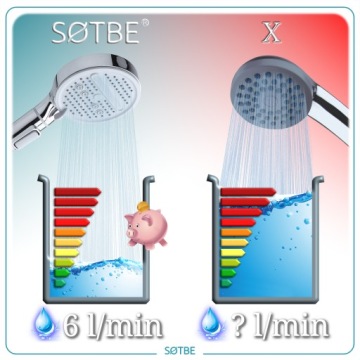 Душевая лейка с шаровым фильтром Водосберегающая лейка SOTBE LARK SEGURA