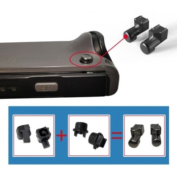МЕТАЛЛИЧЕСКИЕ ЗАМКИ + ЗАЩЕЛКА 2в1 ТЮНИНГ JOY-CON NS SWITCH OLED V2