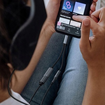 Аудиоадаптер 2 в 1 USB C на 3,5 мм, адаптер