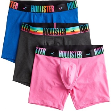 HOLLISTER by Abercrombie Bokserki Majtki 3 szt M