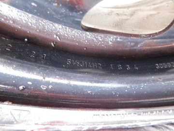 CITROEN AMI СТАЛАЛЬНЫЙ ДИСОК 1 ШТ. 4x108 5.5J 21 год