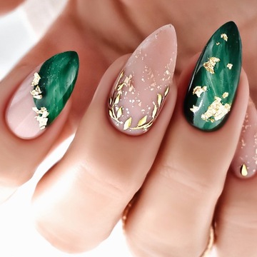 Хромированная фольга Pazłotko в цвете GOLD gold для украшения ногтей