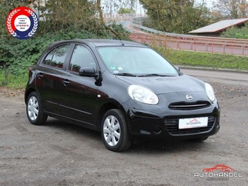 Nissan Micra IV Hatchback 5d 1.2 80KM 2011 Nissan Micra 1.2 80ps, 1 Wlasciciel, Serwisowana w ASO, 5 Drzwi. Bogato wy