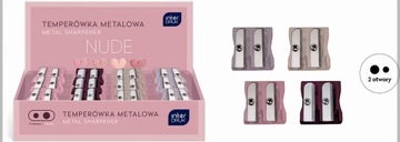 Temperówka Metalowa Podwójna NUDE Interdruk WZ 3