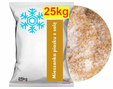 Mieszanka piasek sól drogowa antyzbrylacz 25KG
