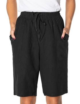 Cienkie Krótkie Spodnie Damskie na Lato 8312-2 4XL