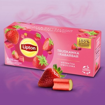 Набор фруктового чая Lipton Малина, Клубника, Грейпфрут 3х20 пакетиков