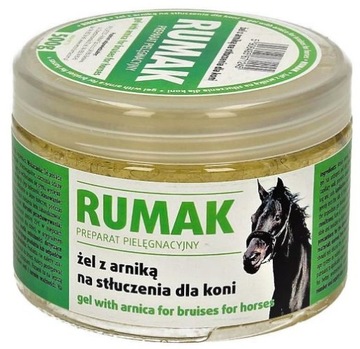 RUMAK żel z arniką dla koni 500g - na stłuczenia