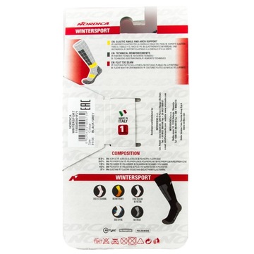 Детские зимние носки для сноуборда NORDICA размер 31/34