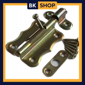 Универсальный засов с задвижкой для калитки 70 x 50 мм LOCK HITS