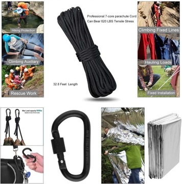 19 IN 1 Survival Kit Military Outdoor Multitool Professional Camping