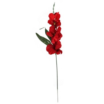 GLADIOLA CZERWONA 55 cm sztuczny kwiat dekoracja